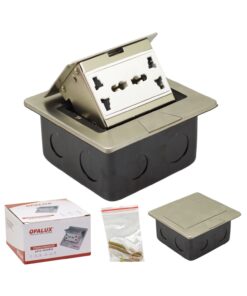 Tomacorriente Para Mueble 2 Tomas Múltiples + 1 Toma En Línea OP-UTS1SL OPALUX