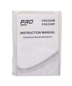 Westor PS632BP PRO SERIES Micrófono Inalámbrico Doble Body Pack PS632BP PRO SERIES