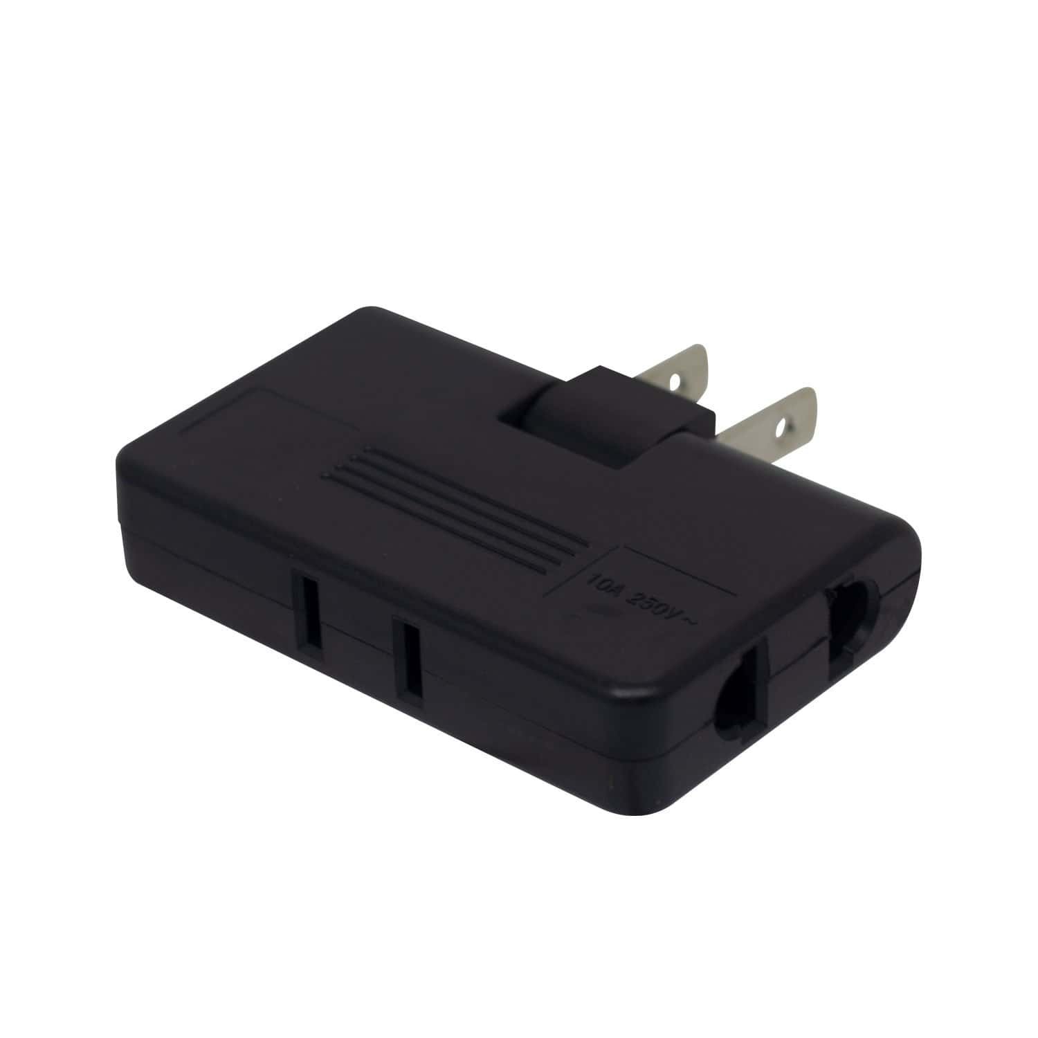 XD-608-FBK-2 Westor XD-608-FBK Opalux Adaptador Enchufe Triple Giratorio XD-608-FBK OPALUX