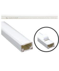 Canaleta Adhesiva 15×10 Blanca 1302011510 SATRA