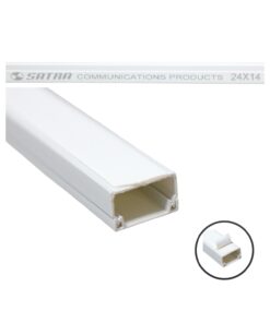 Canaleta Adhesiva 24×14 Blanca 1302012414 SATRA