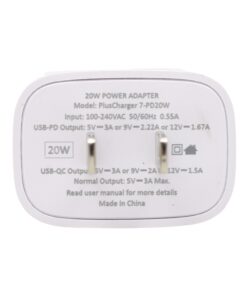 Westor 7-PD20W A+ PLUS Adaptador de Corriente 20W USB-C y USB-A 7-PD20W PLUSCHARGER