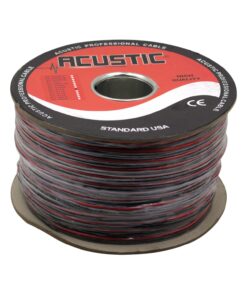 Westor AC-2X12 ACUSTIC Cable Mellizo #12 P/Audio Cristal 100Mt Rojo/Negro AC-2X12 ACUSTIC