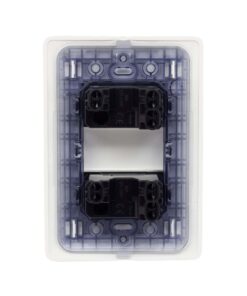 Westor BM1201 Opalux Interruptor Doble Unipolar BM1201 OPALUX