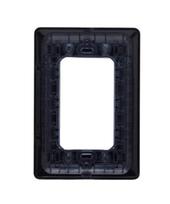 Placa Triple Con Soporte Negro BM203.BLK OPALUX 4 Westor BM203.BLK Opalux Placa Triple Con Soporte Negro BM203.BLK OPALUX