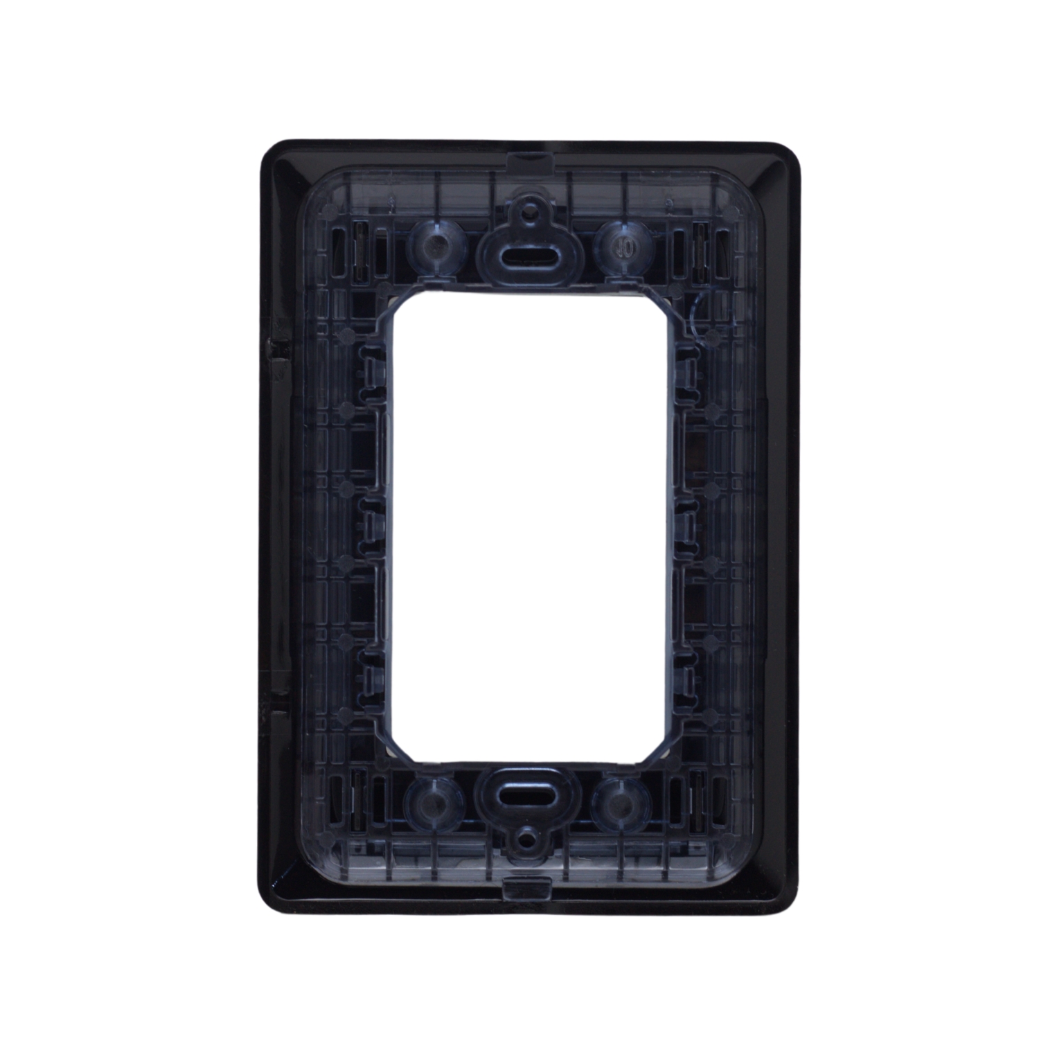 BM203.BLK 3 Westor BM203.BLK Opalux Placa Triple Con Soporte Negro BM203.BLK OPALUX