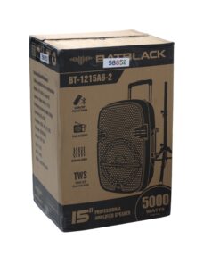 Parlante/Gabinete Activo Recargable 15" 5000W c/ Bluetooth BT-1215A6-2 BATBLACK 12 Westor BT-1215A6-2 Batblack Parlante/Gabinete Activo Recargable 15" 5000W c/ Bluetooth BT-1215A6-2 BATBLACK