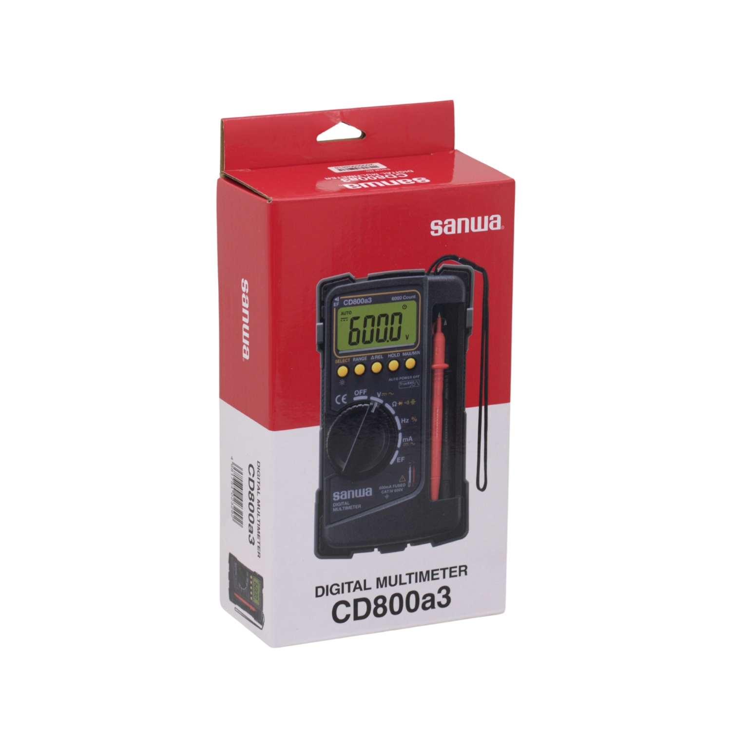 CD800A3 6 Westor CD800A3 Sanwa Multímetro Digital AC/DC 600V/600mA True RMS CD800A3 SANWA