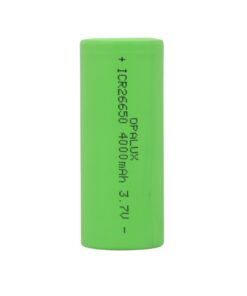 Batería Recargable Li-Ion Lifepo4 3.7V 4000mAh Tapa Plana ICR26650-4000 OPALUX 4 Westor ICR26650-4000 Opalux Batería Recargable Li-Ion Lifepo4 3.7V 4000mAh Tapa Plana ICR26650-4000 OPALUX