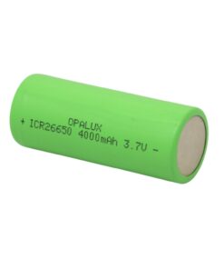 Batería Recargable Li-Ion Lifepo4 3.7V 4000mAh Tapa Plana ICR26650-4000 OPALUX 5 Westor ICR26650-4000 Opalux Batería Recargable Li-Ion Lifepo4 3.7V 4000mAh Tapa Plana ICR26650-4000 OPALUX