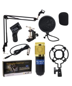 Micrófono Condensador BM800 Dorado KT-001D ALL SOUND