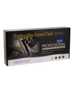 Westor KT-001D ALL SOUND Micrófono Condensador BM800 Dorado KT-001D ALL SOUND