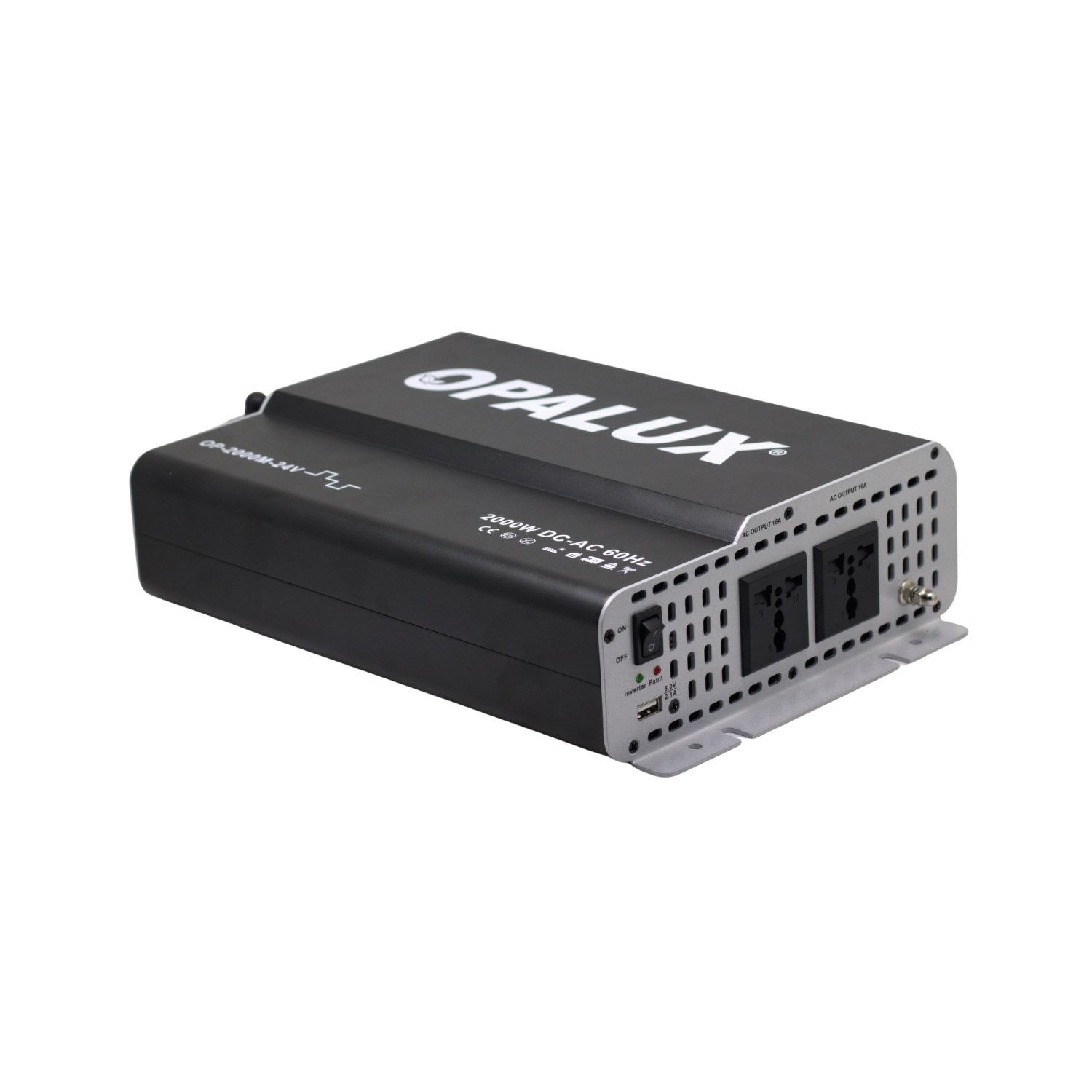 OP-2000M-24V 6 Westor OP-2000M-24V Opalux Inversor de Onda Modificada 2000W 24V Dc A 220V AC OP-2000M OPALUX