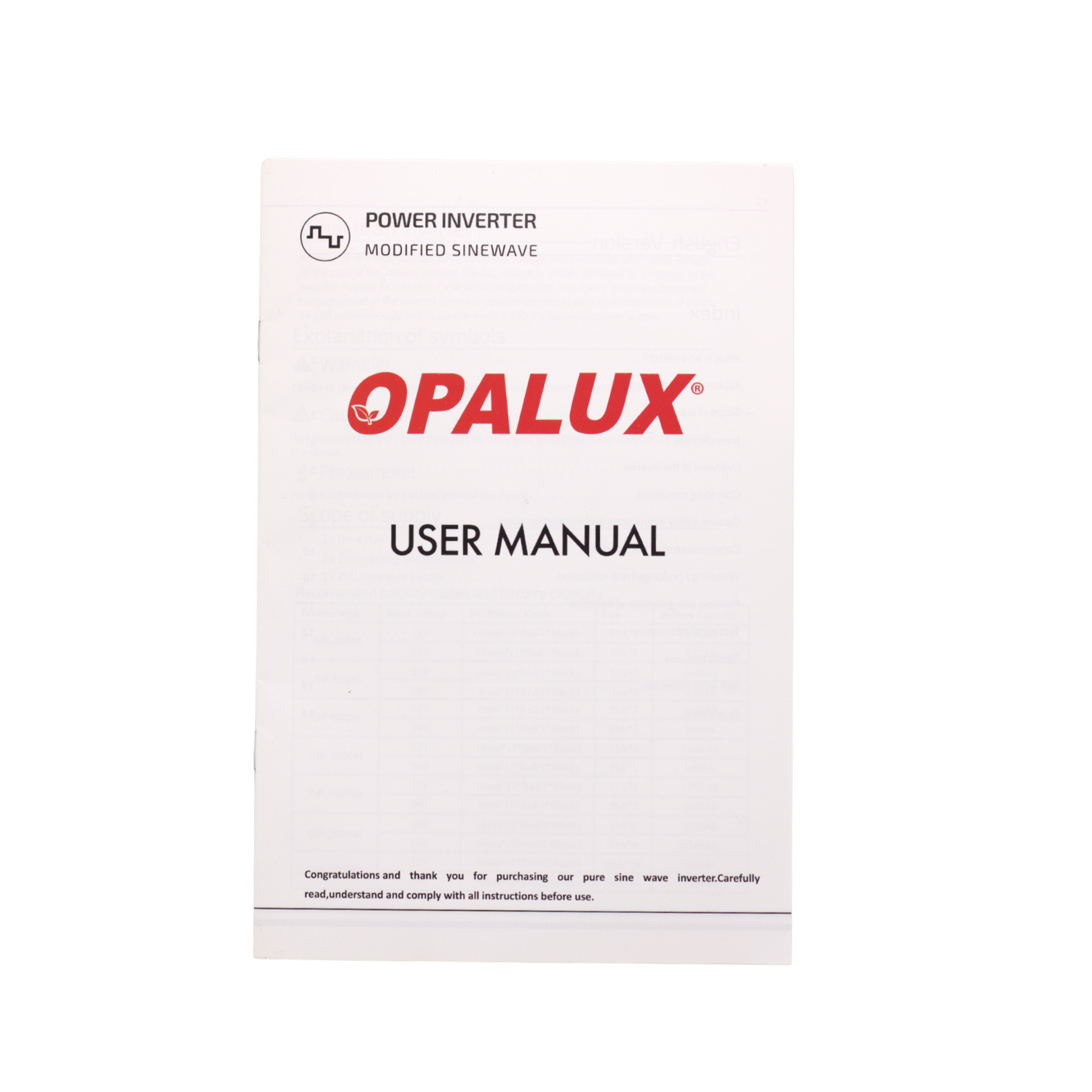 OP-2000M-24V 9 Westor OP-2000M-24V Opalux Inversor de Onda Modificada 2000W 24V Dc A 220V AC OP-2000M OPALUX