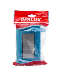 Westor OP-S03 Opalux Interruptor Metálico Triple con Dado 2,2cm OP-S03 OPALUX