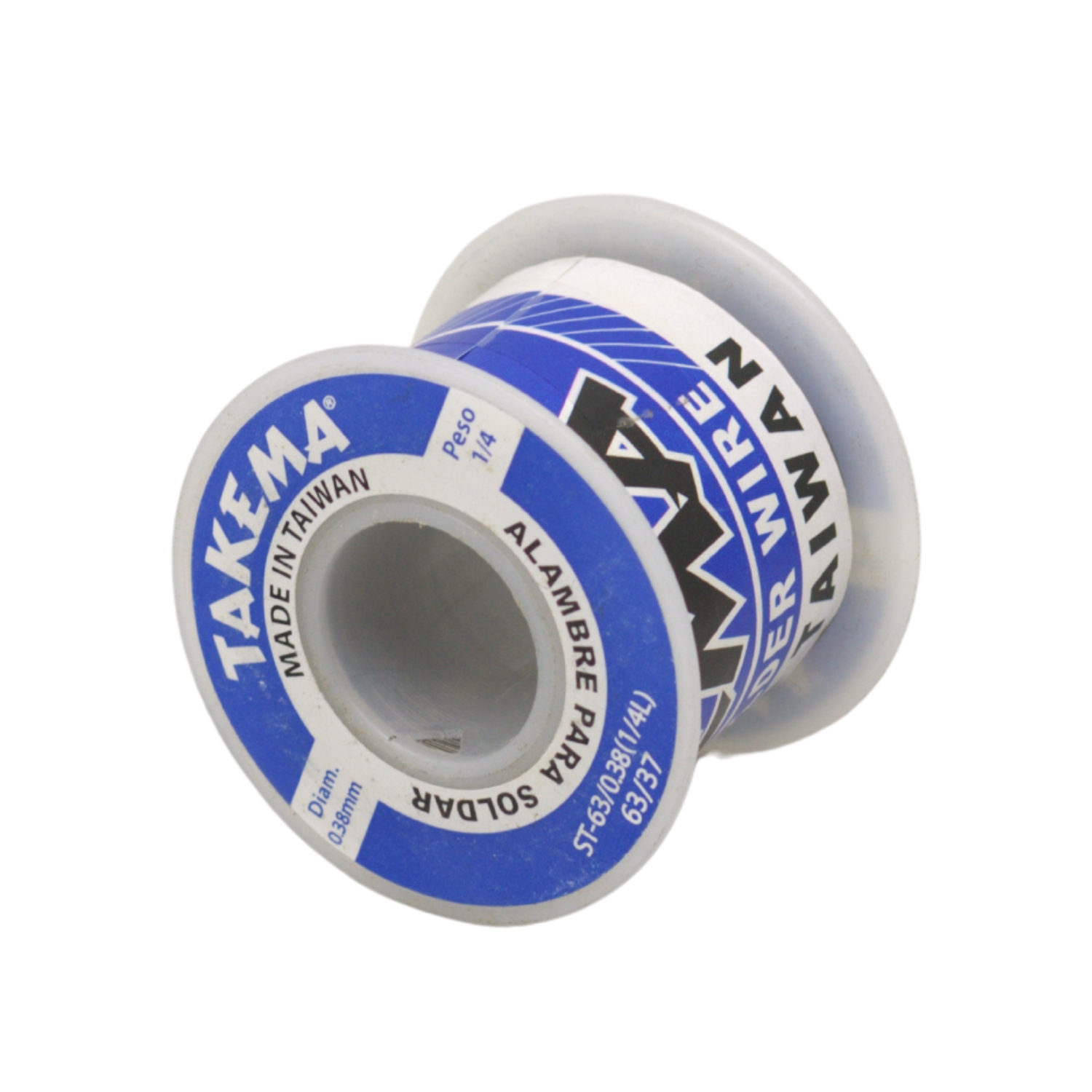 ST-630.38(14L) 2 Westor ST-63/0.38(1/4L) Takema Rollo De Soldadura 0.38Mm 1/4 Libra ST-63/0.38(1/4L) TAKEMA