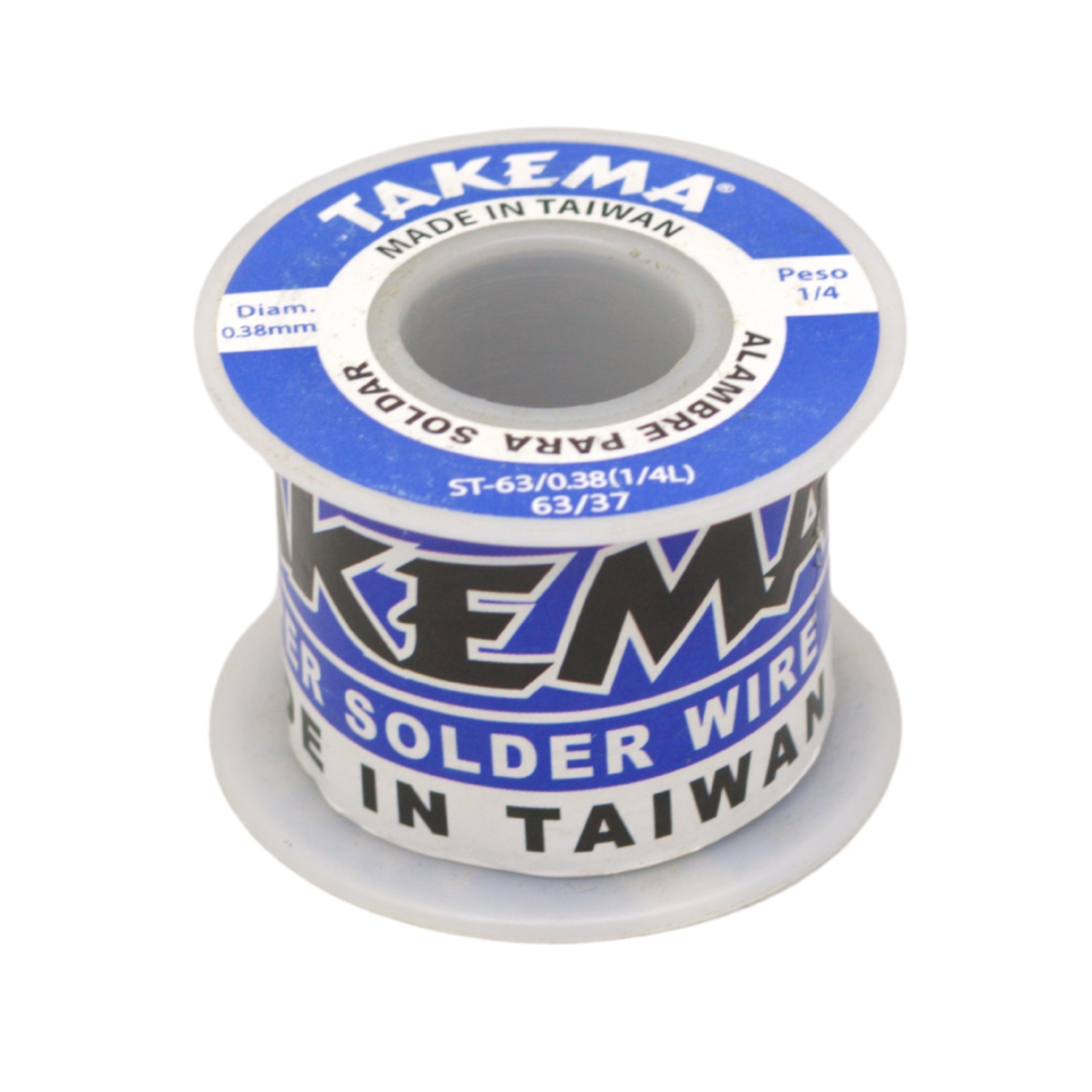 ST-630.38(14L) 3 Westor ST-63/0.38(1/4L) Takema Rollo De Soldadura 0.38Mm 1/4 Libra ST-63/0.38(1/4L) TAKEMA