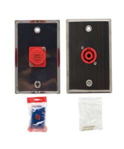 Placa Speakon Con Conector De Audio TM-1406 FINDER