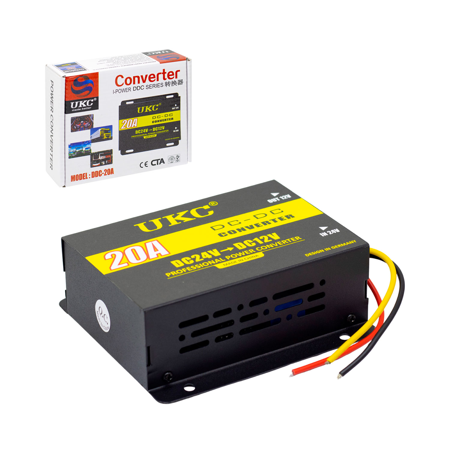 DDC-20A-4 Westor DDC-20A UKC Reductor de voltaje DC 24V a 12V 20A DDC-20A UKC