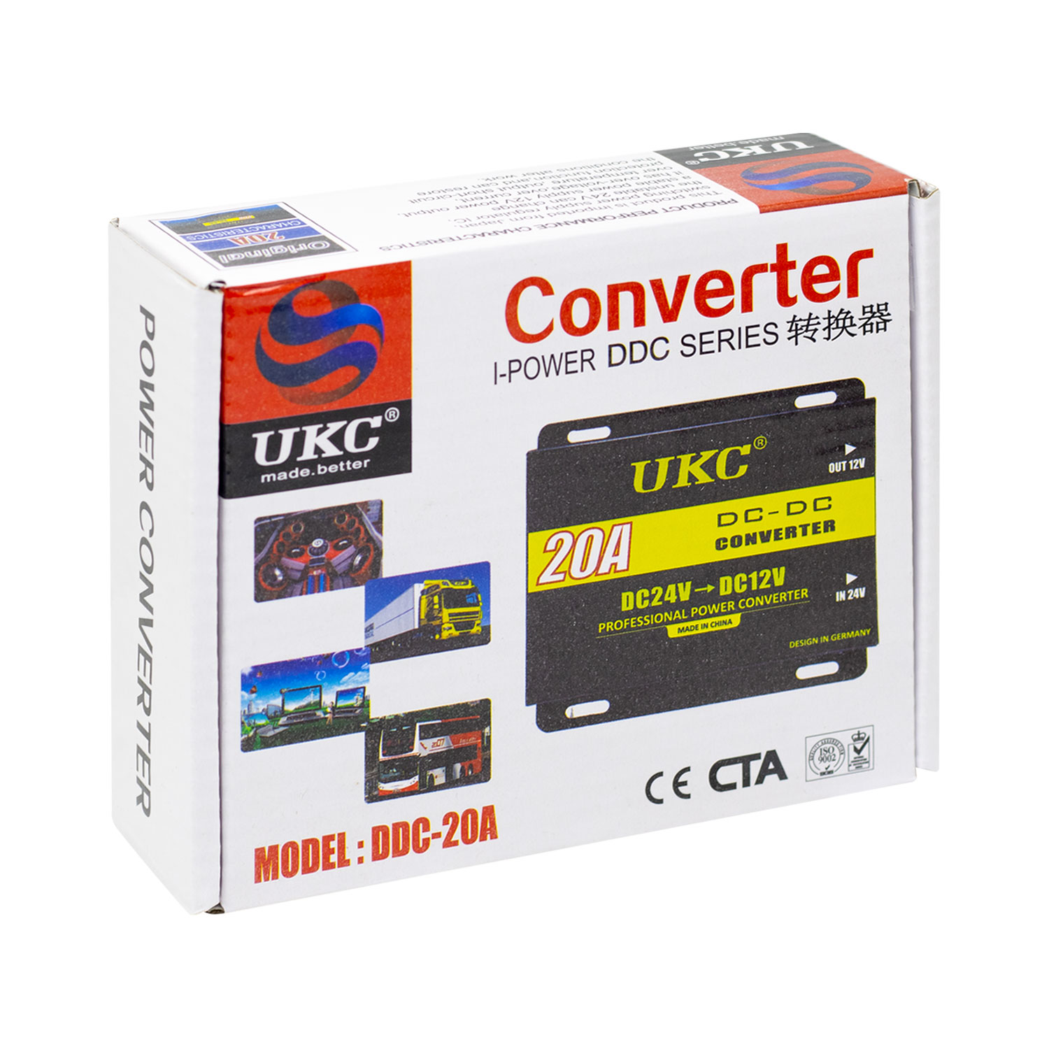 DDC-20A Westor DDC-20A UKC Reductor de voltaje DC 24V a 12V 20A DDC-20A UKC