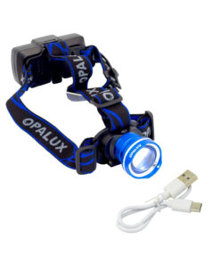 Linterna Frontal LED Recargable 3W OP-3371 OPALUX