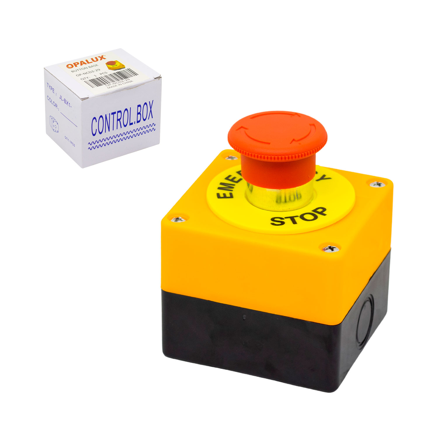 OP-NCD2-29-3 Westor OP-NCD2-29 Opalux Pulsador de Emergencia N/C 10(6)A 600V OP-NCD2-29 Opalux