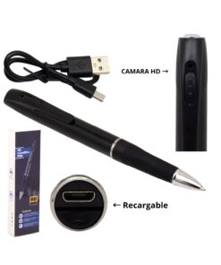 Lapicero con Cámara Full Hd 1080P V8-N