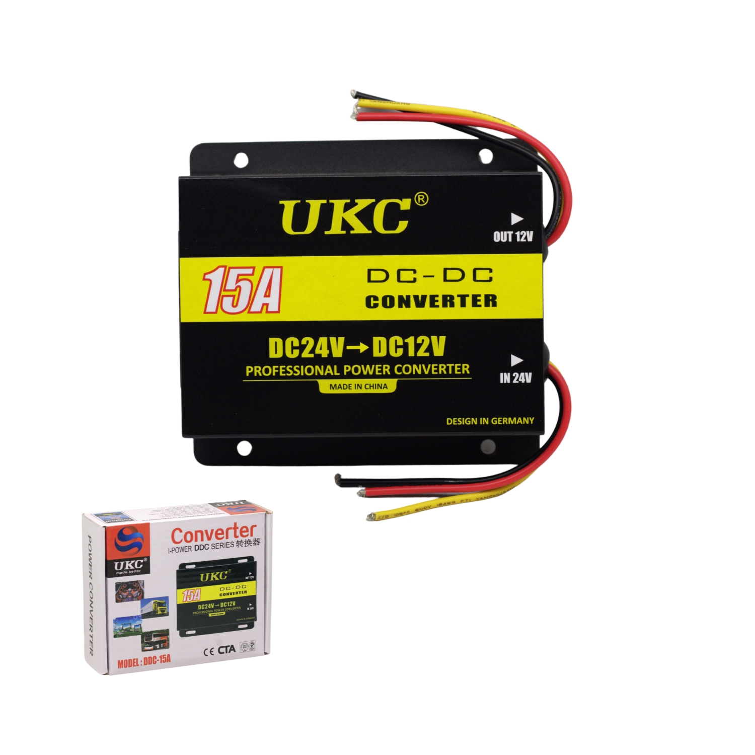 DDC-15A 1 Westor DDC-15A UKC Reductor de Voltaje 24V a 12V 15A DDC-15A UKC