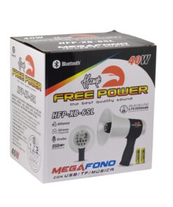 Westor HFP-XB-6SL High Full Max Megáfono de 40W (Altavoz, Grabador, Sirena, Usb) HFP-XB-6SL HIGH FULL MAX