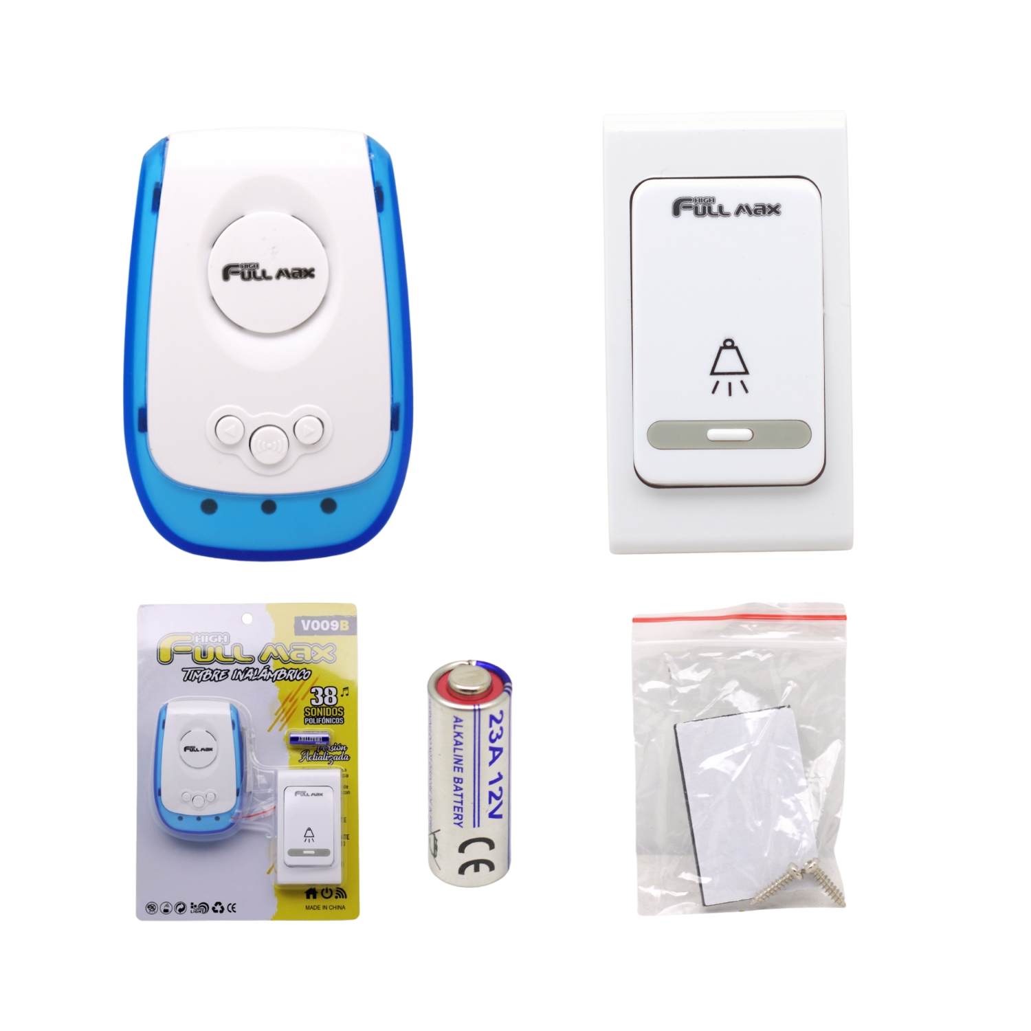 V009B 1 Westor V009B High Full Max Timbre Inteligente Inalámbrico 220V Para Hogar V009B