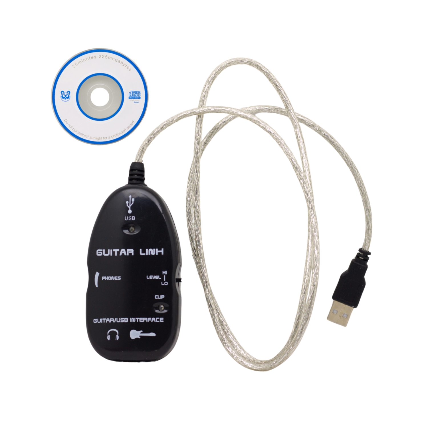 Y-M210 1 Westor Y-M210 Genérico Interface de Guitarra Cable Usb Para Laptop y PC Y-M210