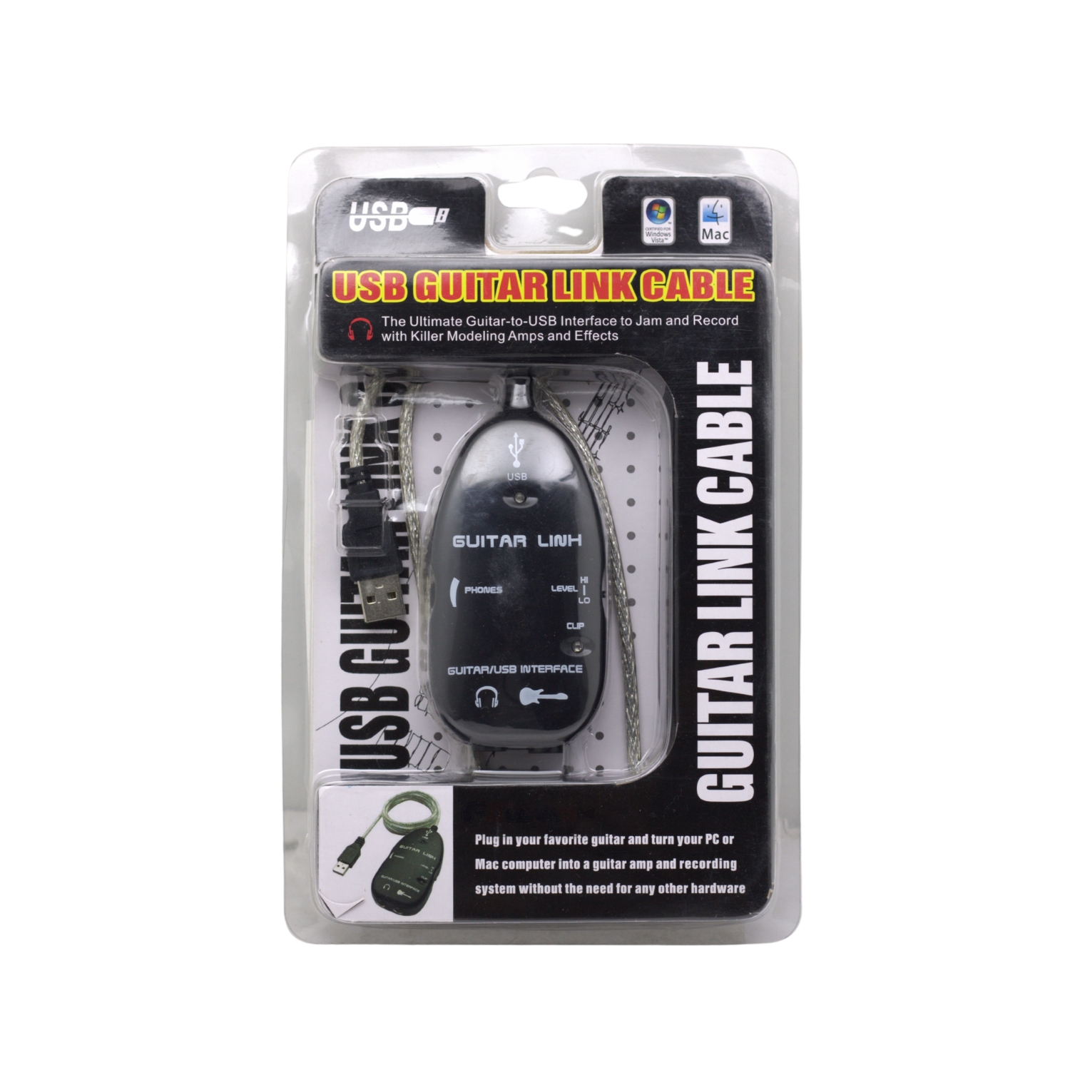 Y-M210 6 Westor Y-M210 Genérico Interface de Guitarra Cable Usb Para Laptop y PC Y-M210