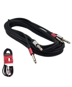 Cable 2 Plug Mono 6.3mm a 2 Plug Mono 6.3mm 3M LN-C10-3M L&N ACOUSTICS
