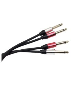 Westor LN-C10-3M L&N-ACOUSTICS Cable 2 Plug Mono 6.3mm a 2 Plug Mono 6.3mm 3M LN-C10-3M L&N ACOUSTICS