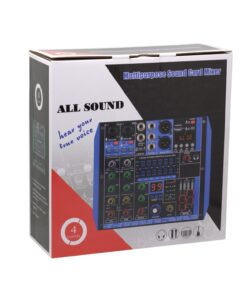 Mezclador Interfaz 4 Canales USB/Bluetooth DSP MS-4K ALL SOUND 9 Westor MS-4K ALL SOUND Mezclador Interfaz 4 Canales USB/Bluetooth DSP MS-4K ALL SOUND