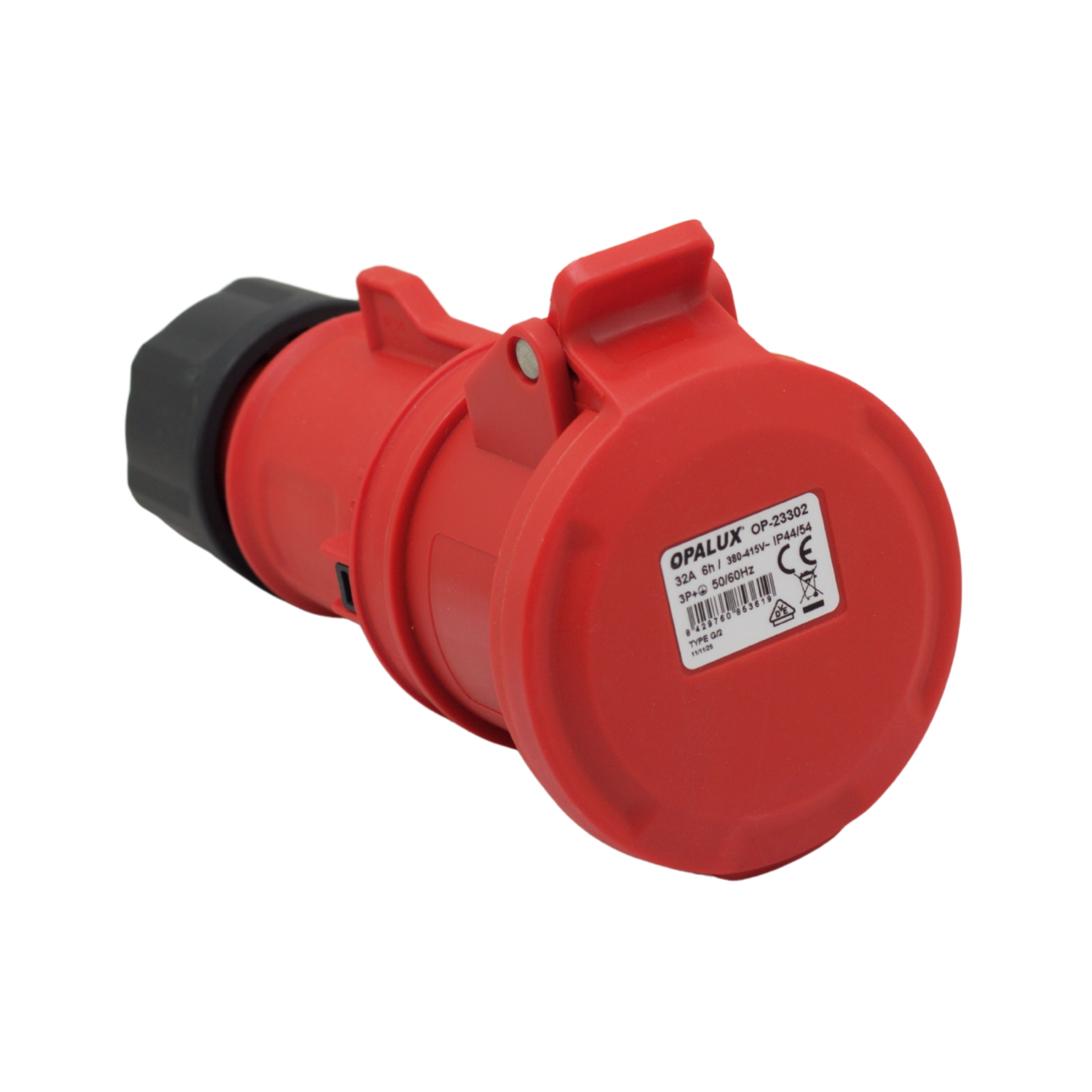 OP-23302 2 Westor OP-23302 Opalux Toma Aérea IP54 3 Polos+Tierra 32A 380-415V OP-23302 OPALUX