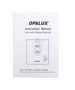 Westor SVC-2000B Opalux Estabilizador Servo Motor 2000W c/ Pantalla Digital SVC-2000B OPALUX