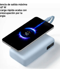 Westor PB2067 XIAOMI Power Bank con Cable Integrado 20000mAh 67W XIAOMI PB2067