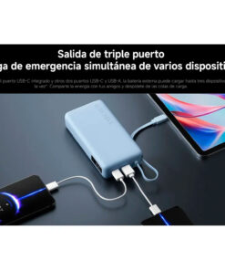 Westor PB2067 XIAOMI Power Bank con Cable Integrado 20000mAh 67W XIAOMI PB2067