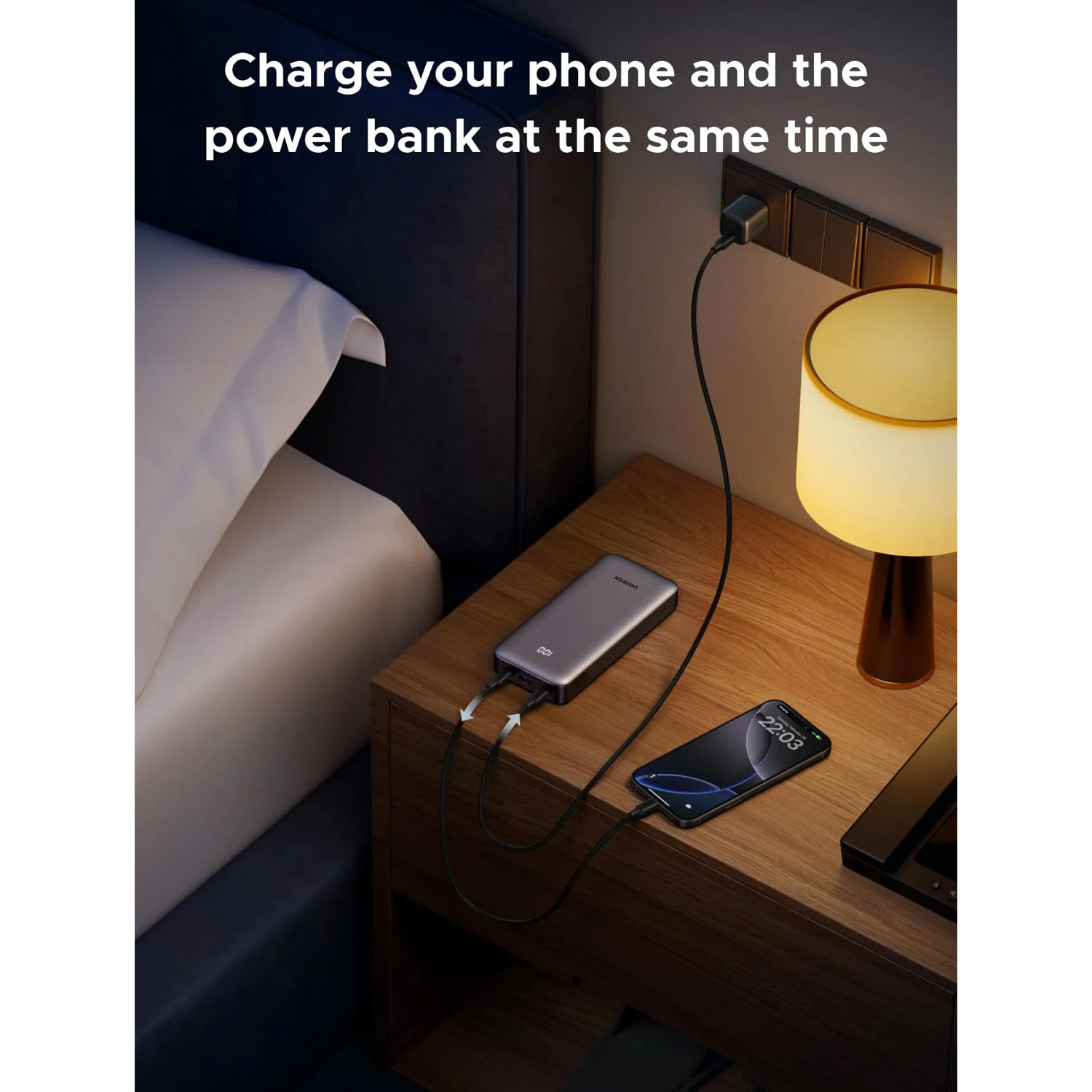PB532-5 Westor PB532 UGREEN Power Bank Carga Rápida 20000mAh 30W UGREEN PB532
