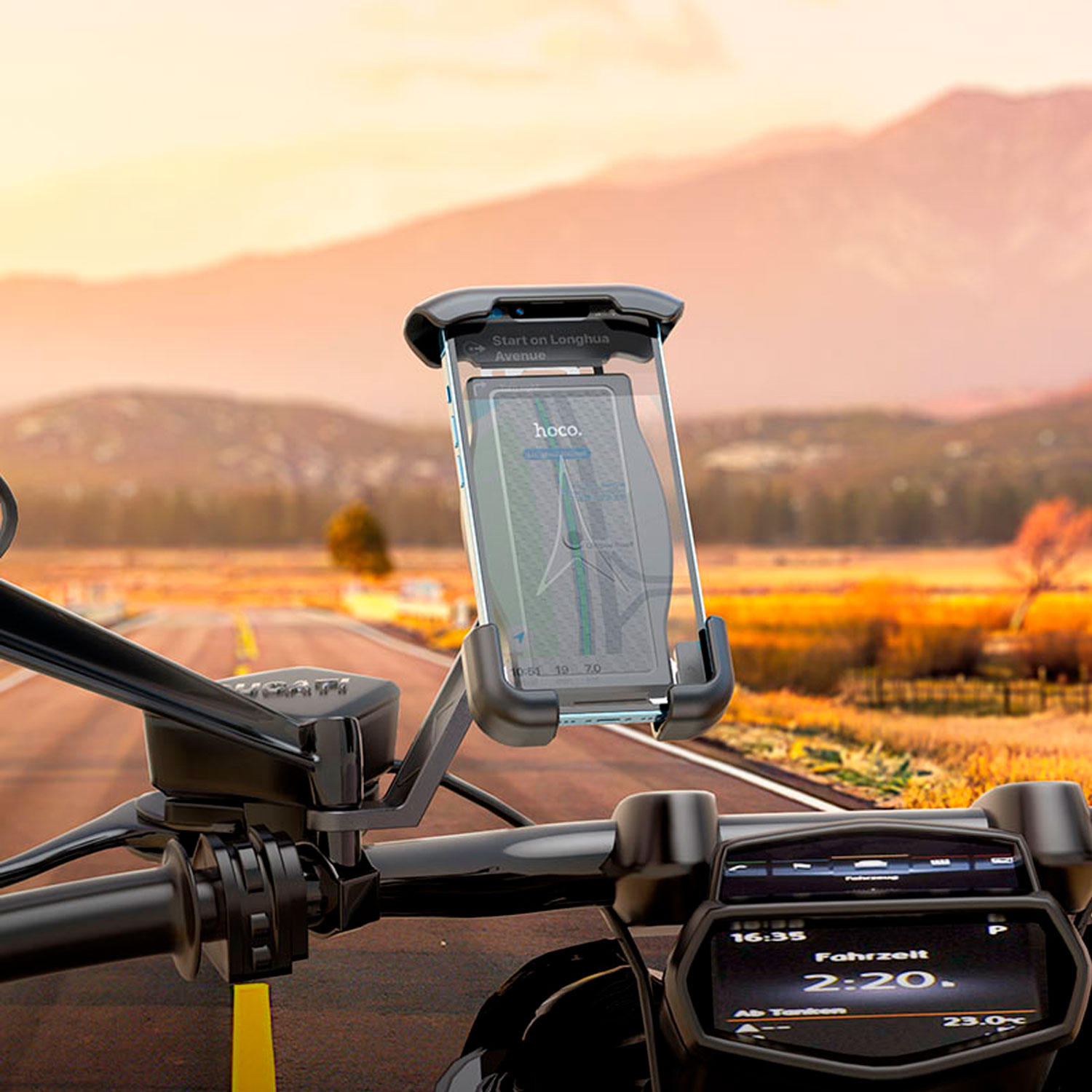 CA119-5 Westor CA119 HOCO Soporte Para Celular De Motocicleta Para Espejo Retrovisor HOCO CA119