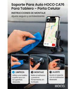 Westor CA76 HOCO Soporte para Celular de Alta Estabilidad para Automóvil HOCO CA76
