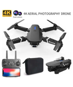 Drone Plegable con Cámara Dual 4K E88
