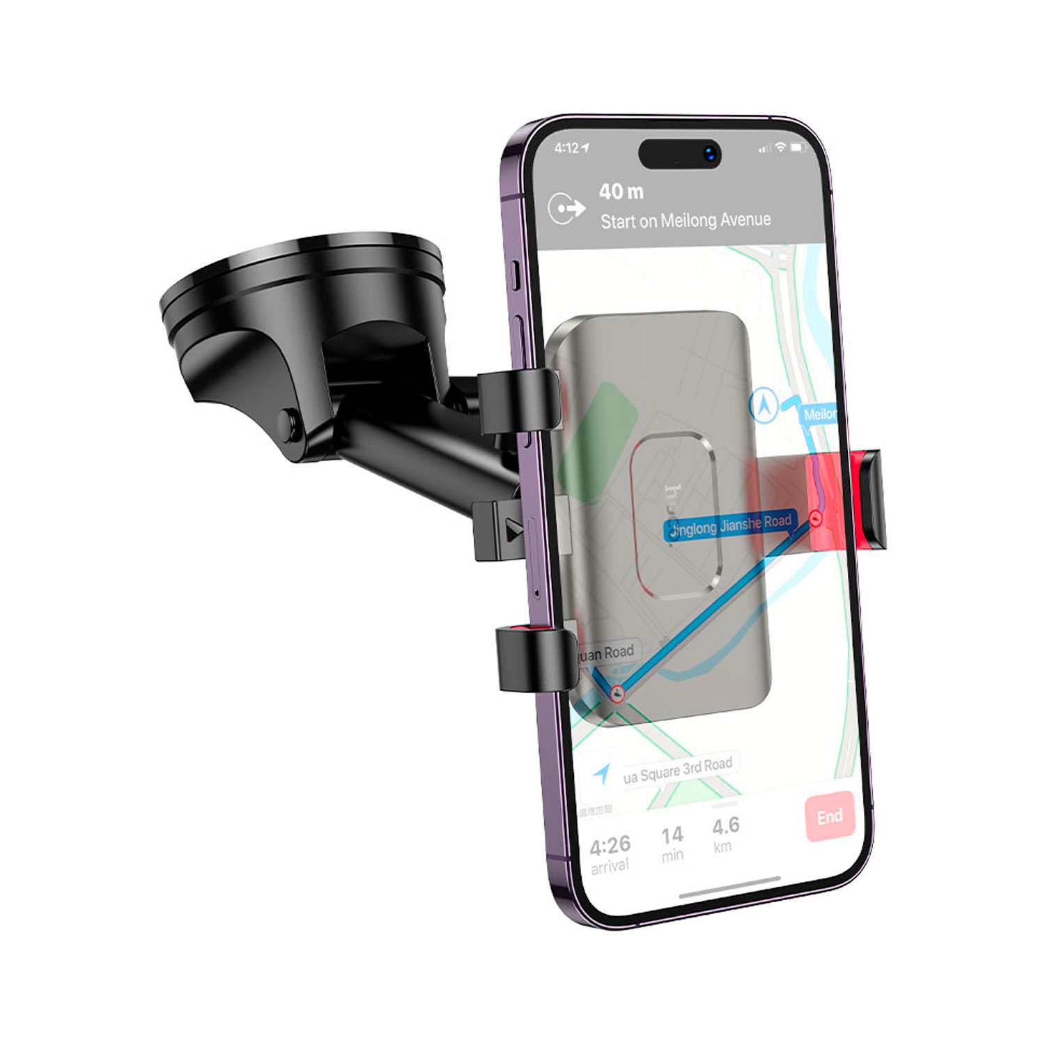 H22-3 Westor H22 HOCO Soporte Para Celular de Auto Sujeción Automática HOCO H22