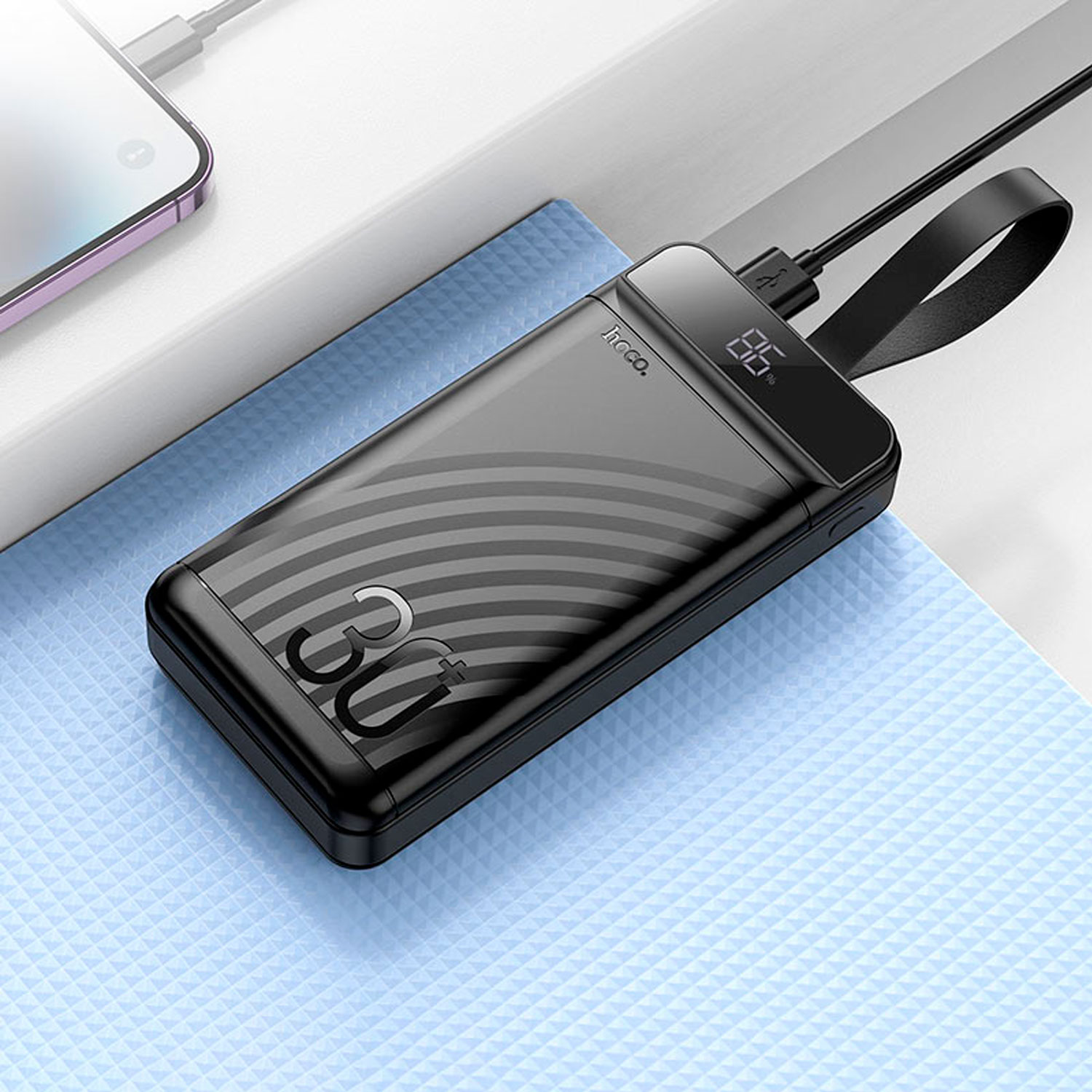 J123B-5 Westor J123B HOCO Power Bank con Pantalla Digital 30000mAh 22.5W + PD20W HOCO J123B