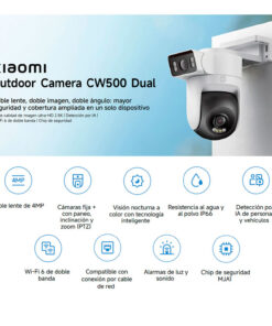 Cámara de Seguridad Exterior XIAOMI CW500 Dual MJSXJ08HL 13 Westor MJSXJ08HL XIAOMI Cámara de Seguridad Exterior XIAOMI CW500 Dual MJSXJ08HL