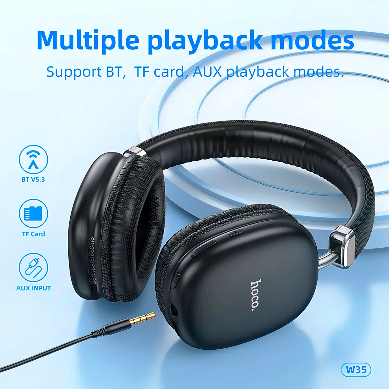 W35-5 Westor W35 HOCO Audífonos Bluetooth ANC HOCO W35