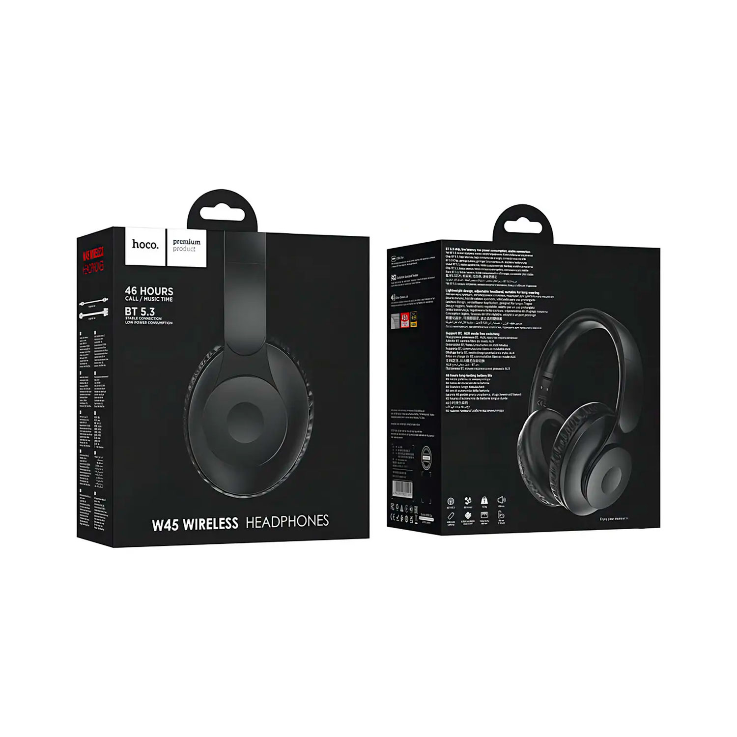 W45-7 Westor W45 HOCO Audífonos Bluetooth Negro HOCO W45