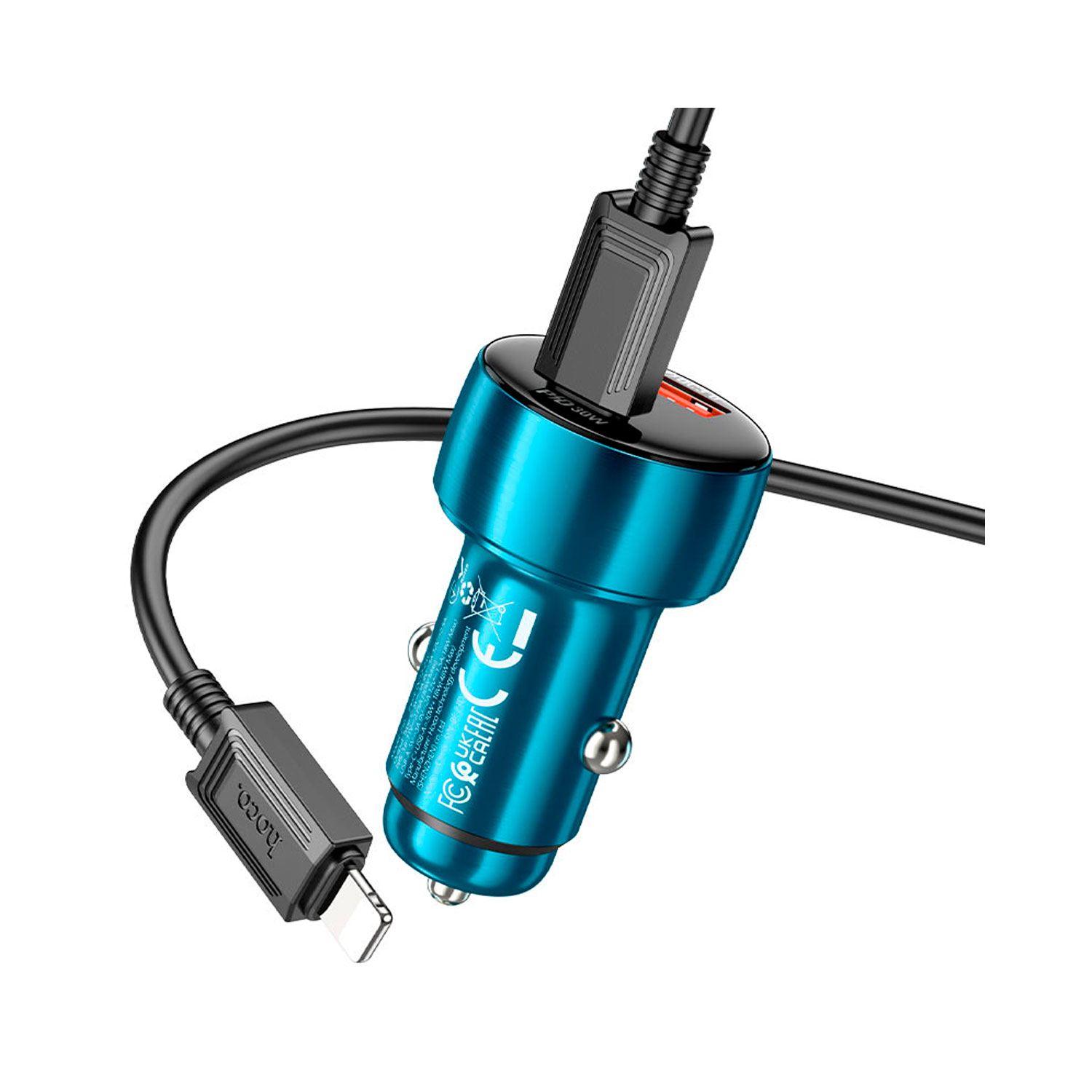 Z50-2 Westor Z50 HOCO Cargador para Auto con Pantalla Digital 48W PD30W + QC3.0 HOCO Z50