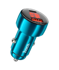 Cargador para Auto con Pantalla Digital 48W PD30W + QC3.0 HOCO Z50